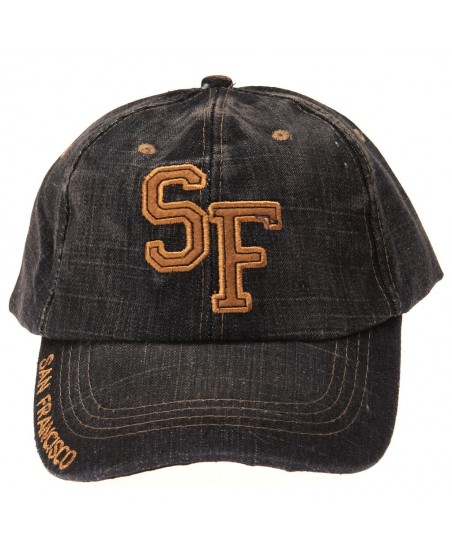 Baseball cap, SF DarkBlue Denim