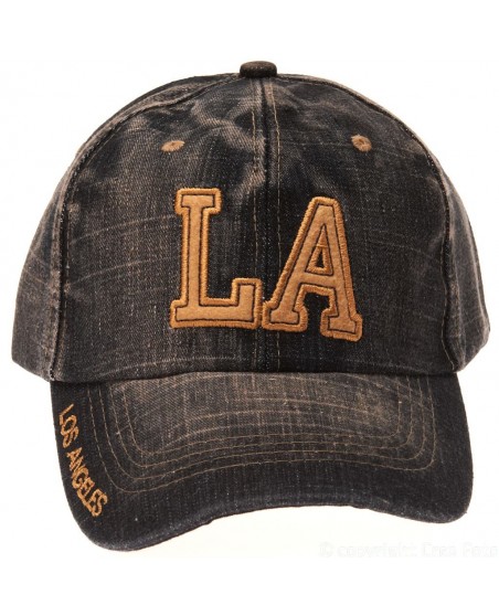 Baseball cap, LA DarkBlue Denim