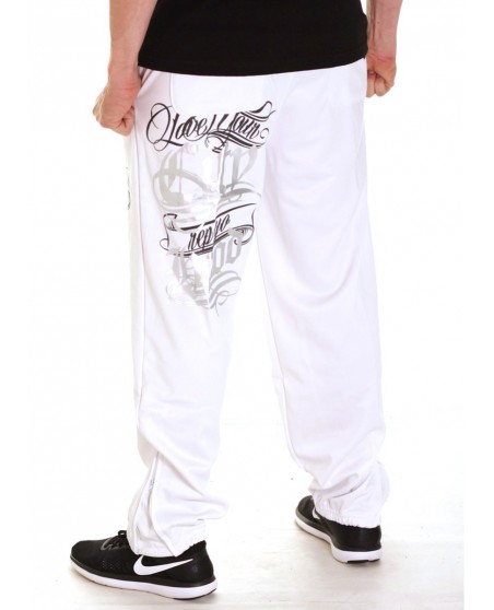 Hood Sweatpants WhiteNSilver by BSAT