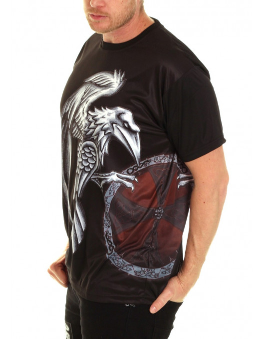 Raven Shield T-Shirt by Nordic Worlds