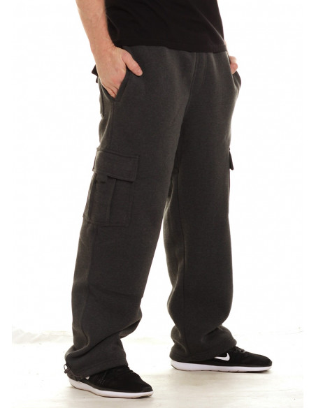 Access Cargo Sweatpants Charcoal