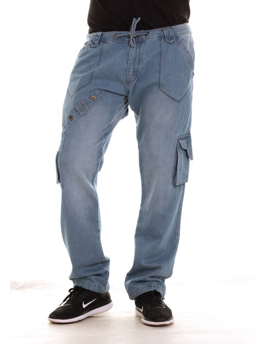 Brooklyn Mint Light Cargo Combat Jeans