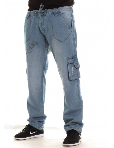 Brooklyn Mint Light Cargo Combat Jeans