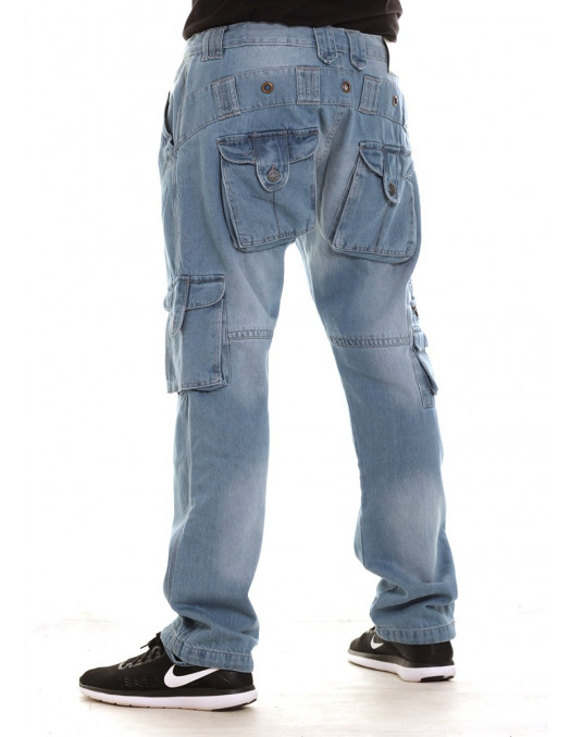 Brooklyn Mint Light Cargo Combat Jeans