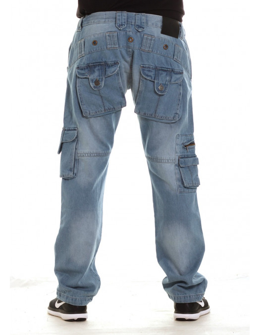 Brooklyn Mint Light Cargo Combat Jeans