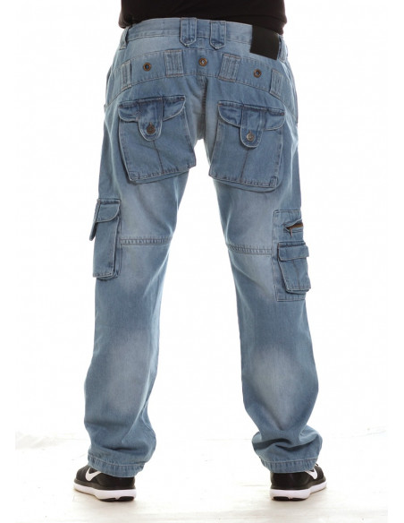 Brooklyn Mint Light Cargo Combat Jeans