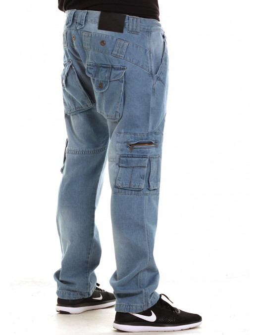 Brooklyn Mint Light Cargo Combat Jeans