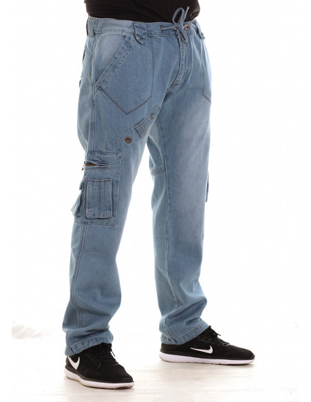 Brooklyn Mint Light Cargo Combat Jeans
