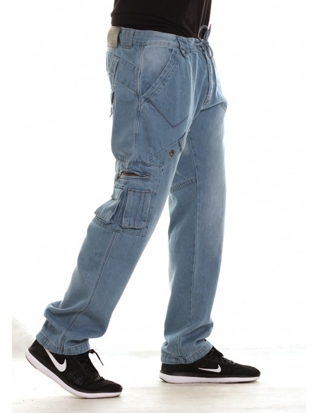 Brooklyn Mint Light Cargo Combat Jeans