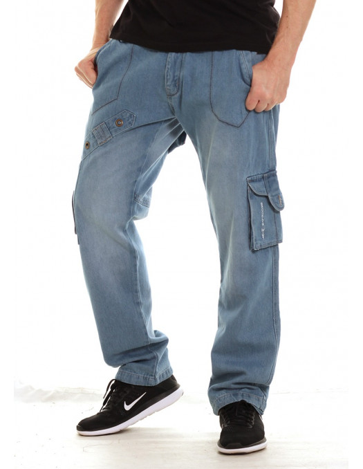 Brooklyn Mint Light Cargo Combat Jeans