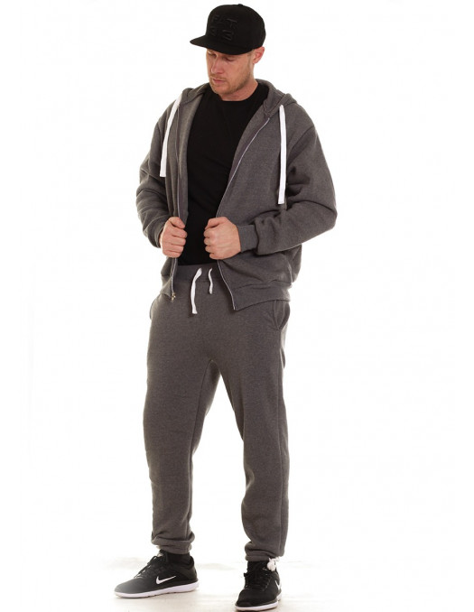Access Solid Sweat Suit Dark Grey