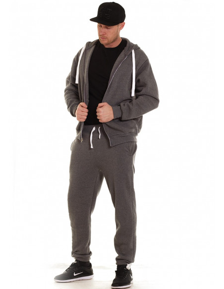 Access Solid Sweat Suit Dark Grey
