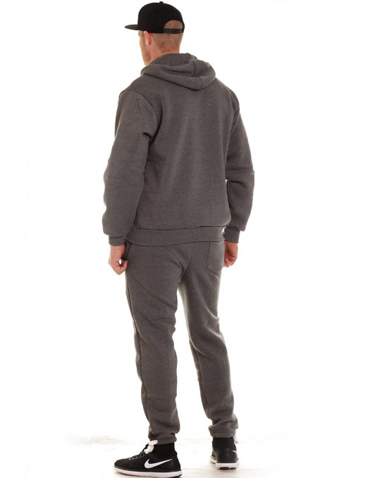 Access Solid Sweat Suit Dark Grey