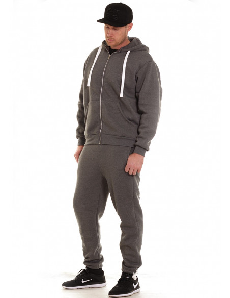 Access Solid Sweat Suit Dark Grey