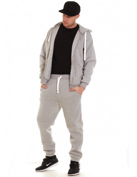 Access Solid Sweat Suit Light Grey