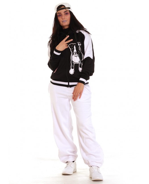 Pitbos Lady BOS5 Track Hoodie Black