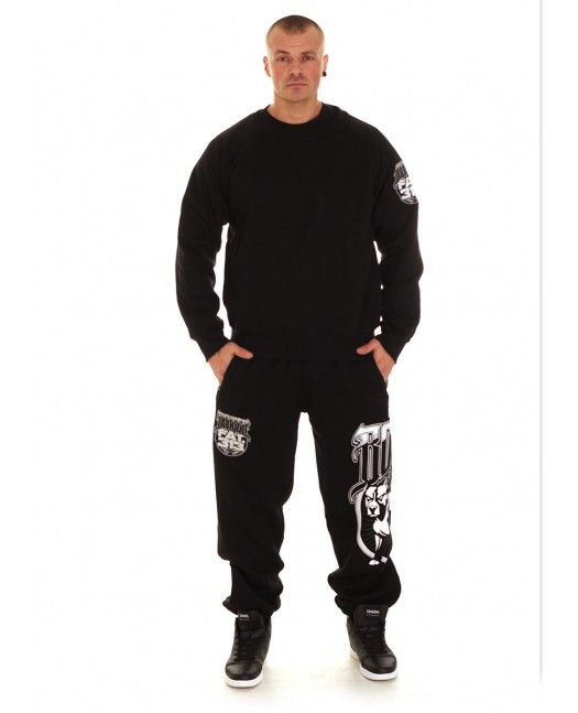 FAT.313 Bomber Dog Sweatpants Black