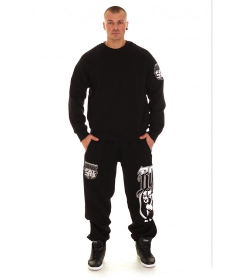 FAT.313 Bomber Dog Sweatpants Black