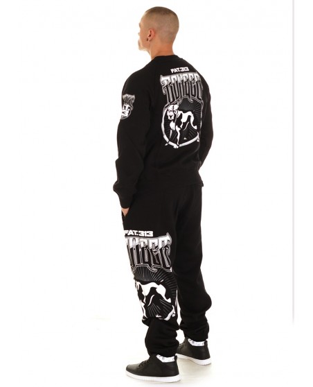 FAT.313 Bomber Dog Sweatpants Black