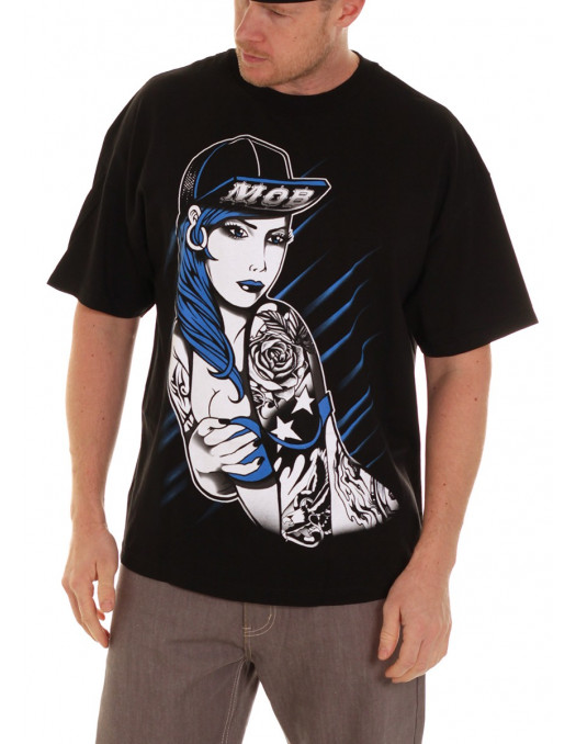 MOB INC Tee Cap Girl Blue