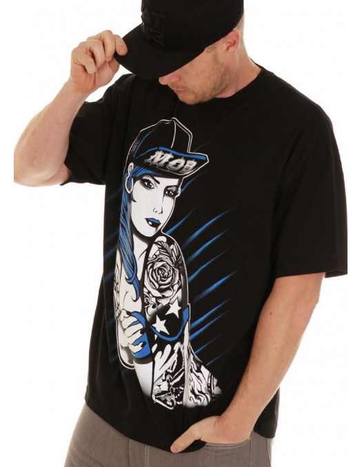 MOB INC Tee Cap Girl Blue