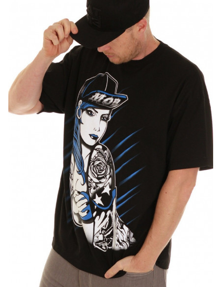 MOB INC Tee Cap Girl Blue