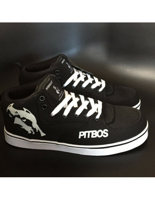 BrandDogLogo Shoes by Pitbos BlackNWhite