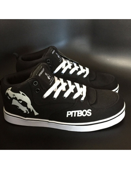 BrandDogLogo Shoes by Pitbos BlackNWhite