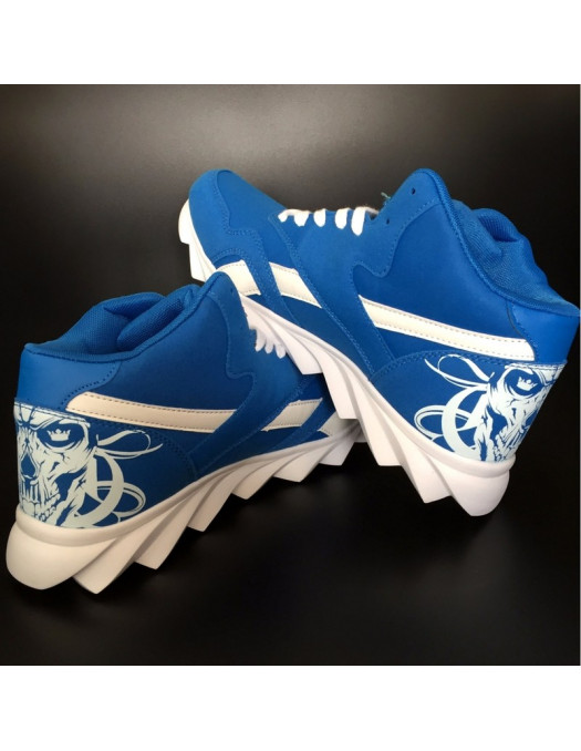 Skull Race Shoes by BSAT Blue