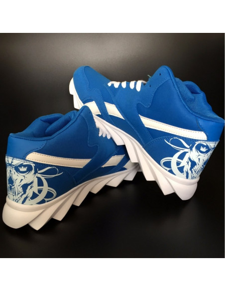 Skull Race Shoes by BSAT Blue