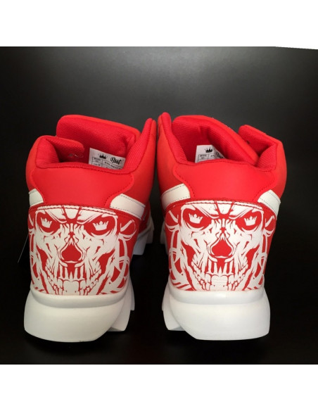 Skull Race Shoes by BSAT Red