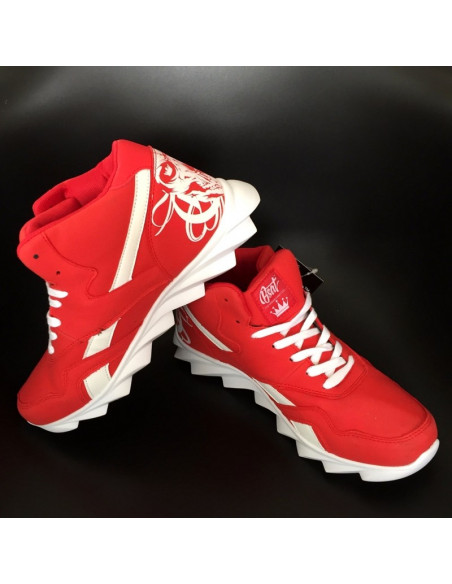 Skull Race Shoes by BSAT Red