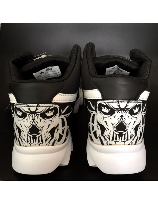 Skull Race Shoes by BSAT Black