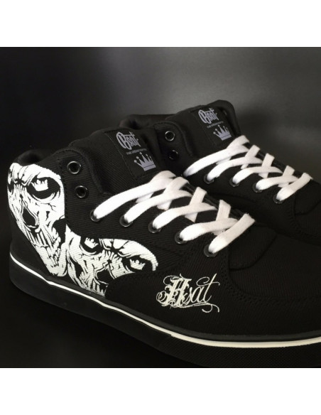 Cali Skull Shoes by BSAT BlueNWhite