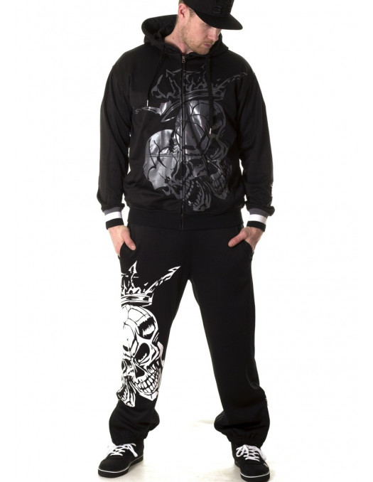 Crown Skull ZipHoodie by BSAT