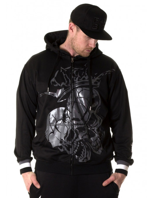Crown Skull ZipHoodie by BSAT