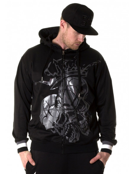 Crown Skull ZipHoodie by BSAT