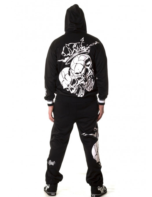 Crown Skull ZipHoodie by BSAT