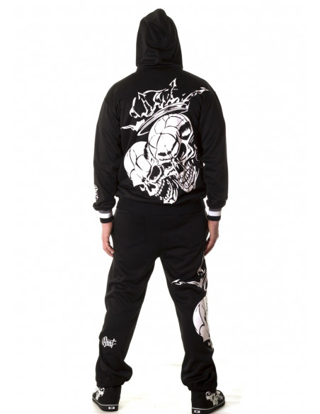 Crown Skull ZipHoodie by BSAT