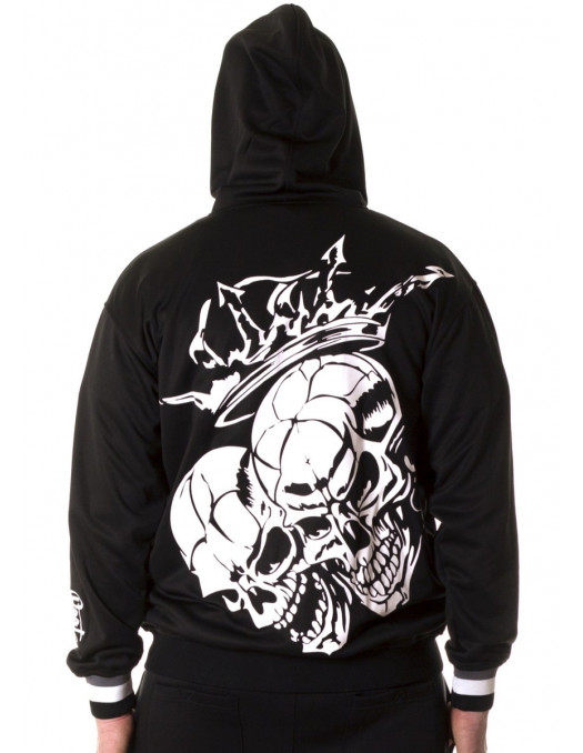 Crown Skull ZipHoodie by BSAT