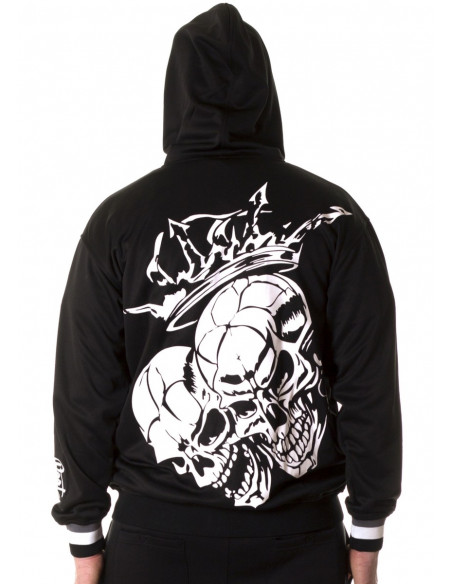 Crown Skull ZipHoodie by BSAT
