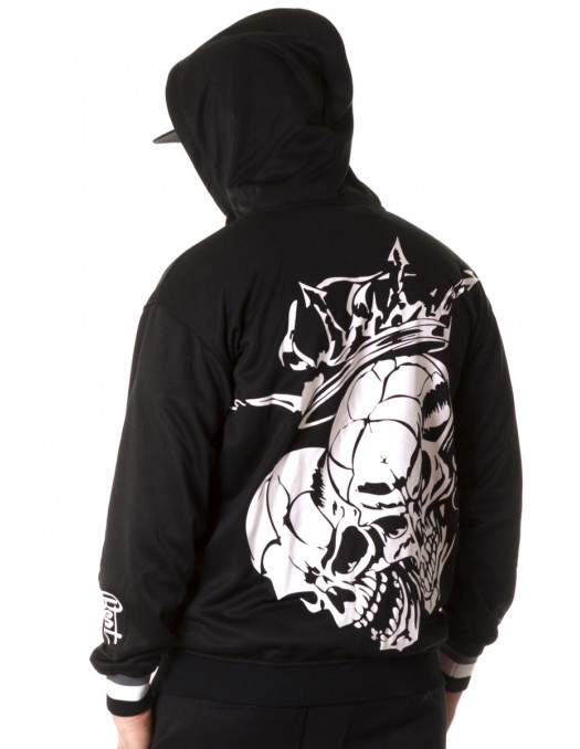 Crown Skull ZipHoodie by BSAT