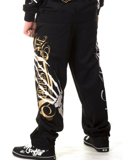 Cali Street Sweatpants Black/WhiteGrey/Gold
