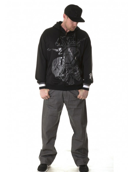 Crown Skull ZipHoodie by BSAT