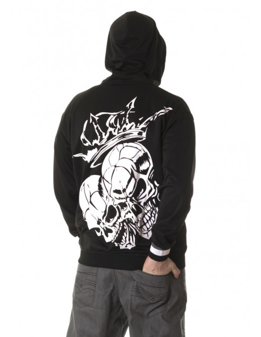 Crown Skull ZipHoodie by BSAT