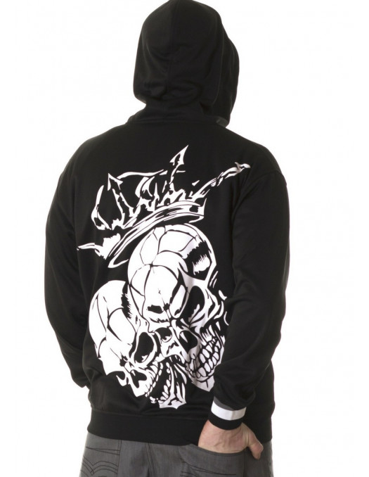 Crown Skull ZipHoodie by BSAT