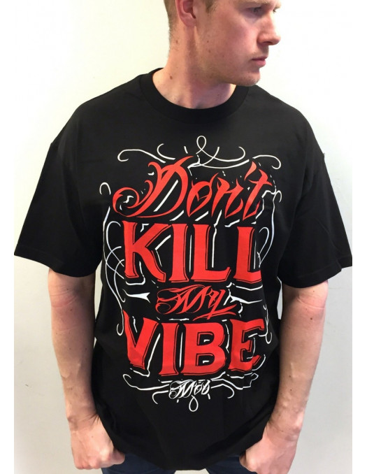 Vibe Tee BlackNRed by MOB INnc