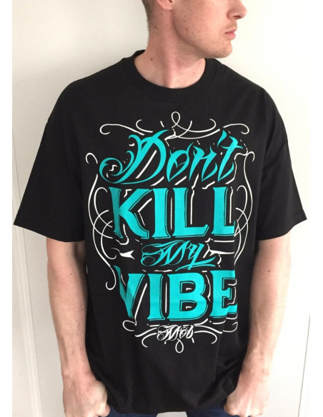 Vibe Tee BlackNGreen by MOB Inc