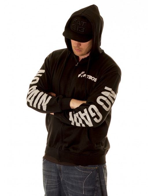 Fighter No Pain No Gain ZipHoodie by...