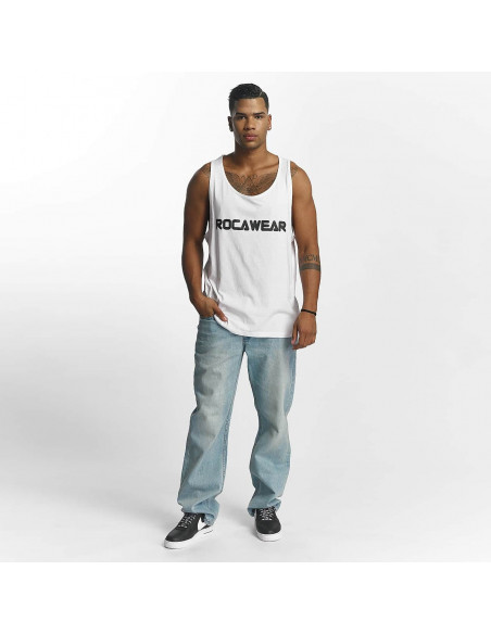 Rocawear Tank Top Color Block White